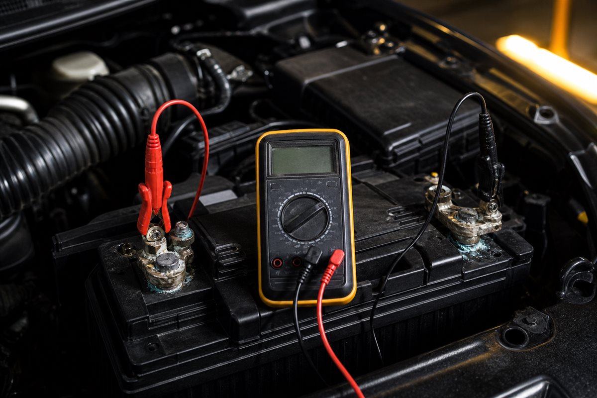 Batterie automobile — test et remplacement