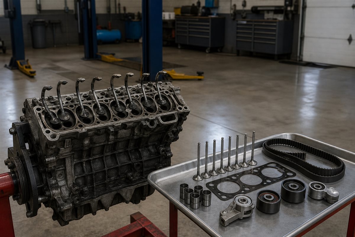 Réparation moteur 1.2 TCE Renault — soupapes cassées